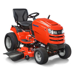 Orange lawn tractor best sale